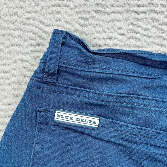 Blue Delta Jeans Men's Size 30X31 Blue Denim 5 Pocket Custom Made Stretch - Picture 11 of 11